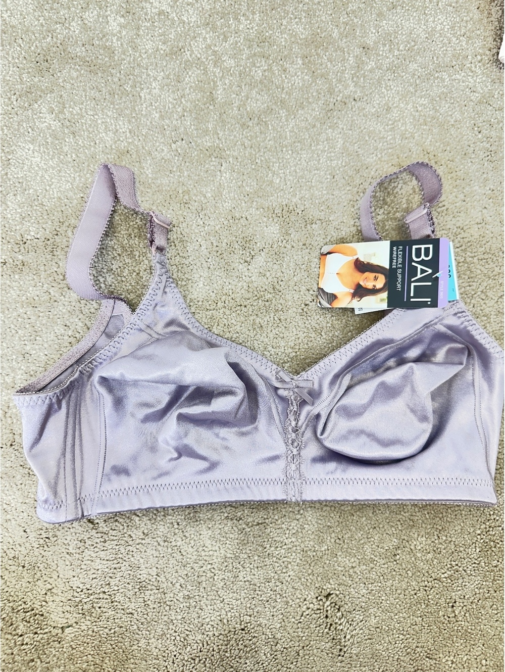 Four New Bali Bras 38C Wire Free Adjustable Strap Hook & Eye Back Cool Comfort - Picture 2 of 15